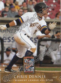 2011 MidWest League All Star West Chris Dennis