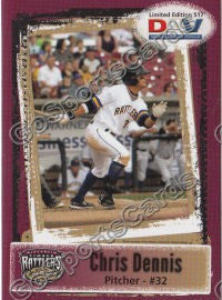 2011 Wisconsin Timber Rattlers DAV Chris Dennis