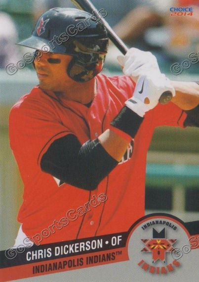 2014 Indianapolis Indians Chris Dickerson
