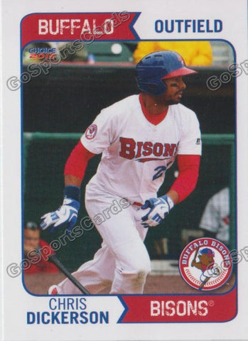 2015 Buffalo Bisons Chris Dickerson
