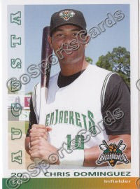 2010 Augusta GreenJackets Chris Dominguez