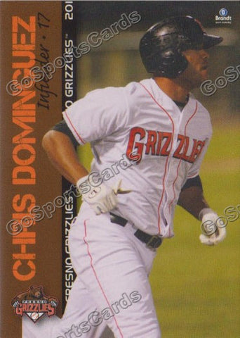 2013 Fresno Grizzlies Chris Dominguez
