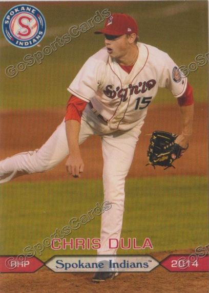 2014 Spokane Indians Chris Dula