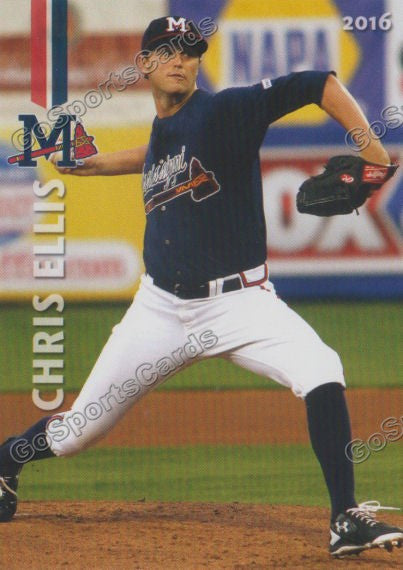 2016 Mississippi Braves Chris Ellis – Go Sports Cards