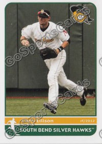 2012 South Bend Silver Hawks Chris Ellison