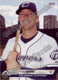 2009 Columbus Clippers Chris Gimenez