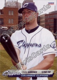 2010 Columbus Clippers Chris Gimenez