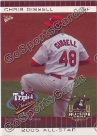2005 Pacific Coast League All-Star Game Multi-Ad Chris Gissell