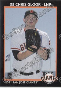 2011 San Jose Giants Chris Gloor