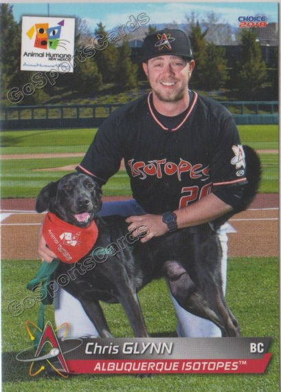 2018 Albuquerque Isotopes SGA Chris Glynn