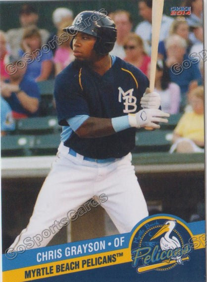 2014 Myrtle Beach Pelicans Chris Grayson