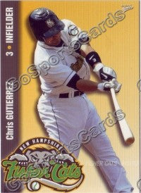 2009 New Hampshire Fisher Cats Chris Gutierrez