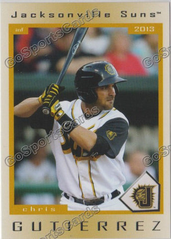 2013 Jacksonville Suns Chris Gutierrez