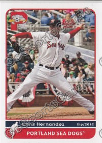 2012 Portland Sea Dogs Chris Hernandez