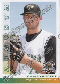 2010 Augusta GreenJackets Chris Heston