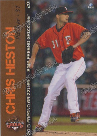 2013 Fresno Grizzlies Chris Heston