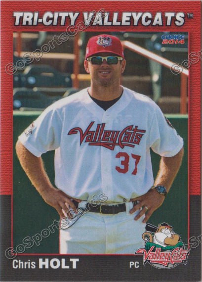 2014 Tri City ValleyCats Chris Holt