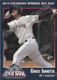 2010 Colorado Springs Sky Sox Chris Iannetta