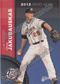 2012 Reno Aces Chris Jakubauskas