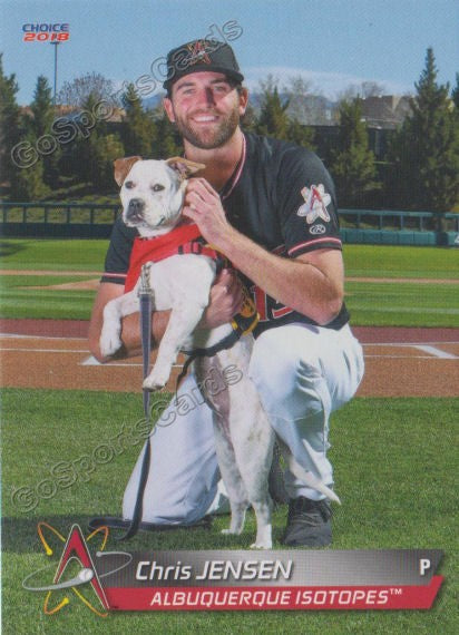 2018 Albuquerque Isotopes Chris Jensen