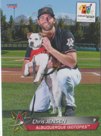 2018 Albuquerque Isotopes SGA Chris Jensen