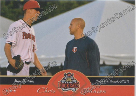 2013 New Britain Rock Cats Chris Johnson