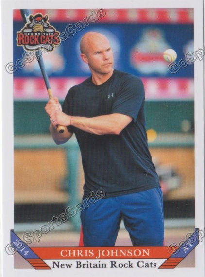 2014 New Britain Rock Cats Chris Johnson