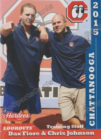 2015 Chattanooga Lookouts Chris Johnson Dax Fiore