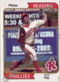 2007 Reading Phillies #15 Chris Key