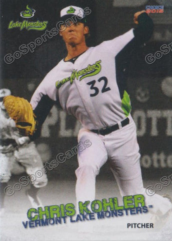 2015 Vermont Lake Monsters Chris Kohler