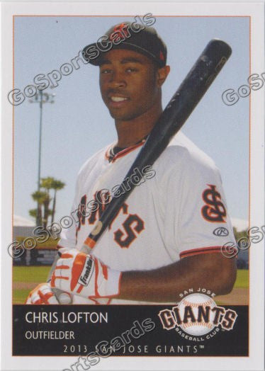 2013 San Jose Giants Chris Lofton