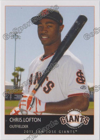 2013 San Jose Giants Chris Lofton