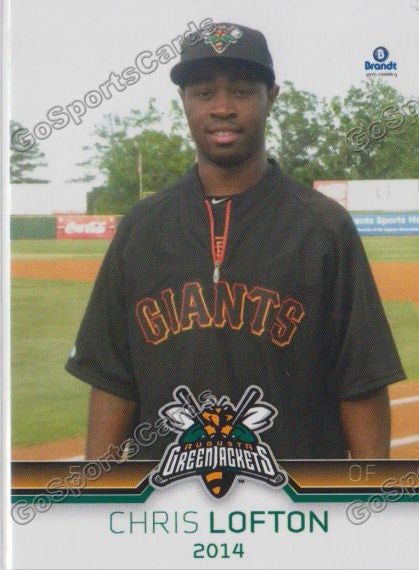2014 Augusta Greenjackets Chris Lofton