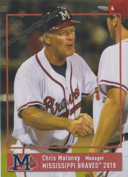 2018 Mississippi Braves Chris Maloney