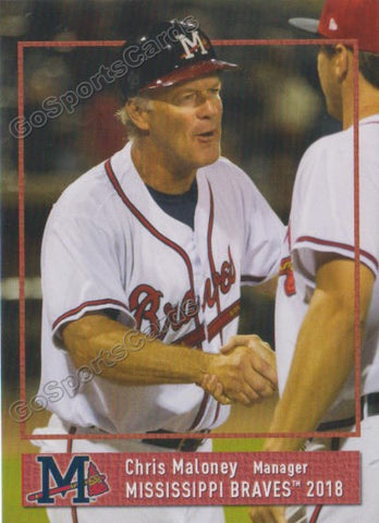 2018 Mississippi Braves Chris Maloney