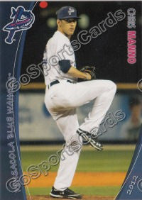2012 Pensacola Blue Wahoos Chris Manno