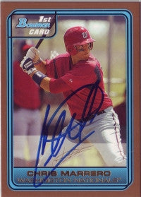 Chris Marrero 2006 Bowman Gold (Autograph)