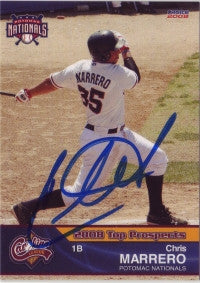 Chris Marrero 2008 Carolina League Top Prospect (Autograph)