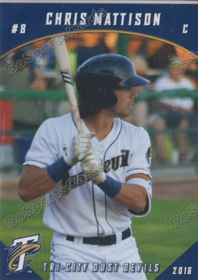 2016 Tri City Dust Devils Chris Mattison