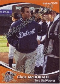 2009 Erie SeaWolves Chris McDonald