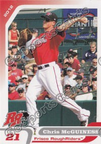 2012 Frisco RoughRiders Chris McGuiness