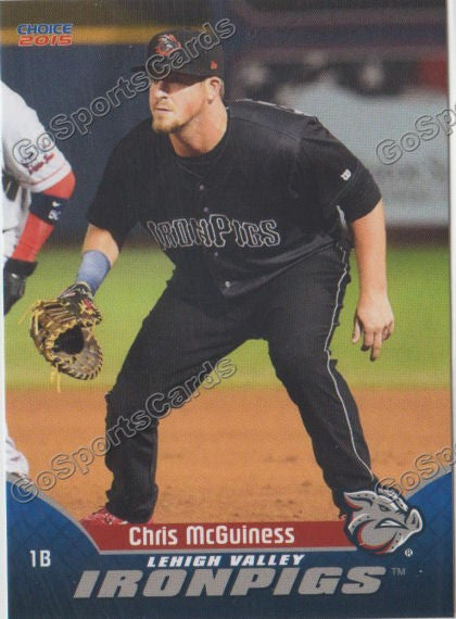 2015 Lehigh Valley IronPigs Chris McGuiness 1st