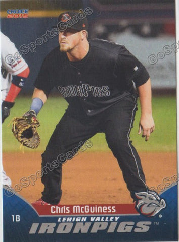 2015 Lehigh Valley IronPigs Chris McGuiness 1st