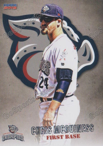 2015 Lehigh Valley IronPigs Chris McGuiness 2nd