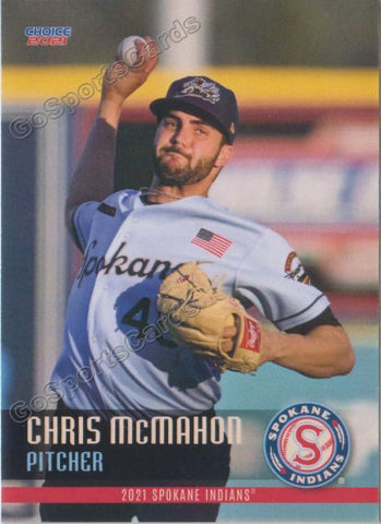 2021 Spokane Indians Chris McMahon