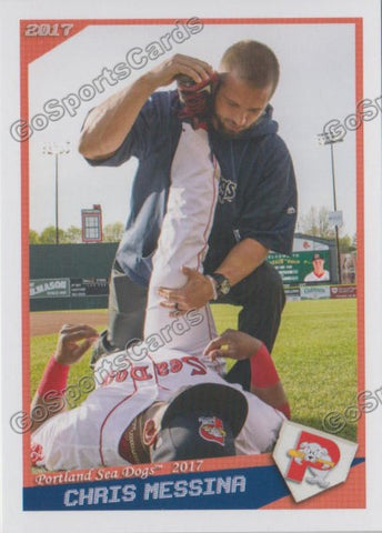 2017 Portland Sea Dogs Chris Messina
