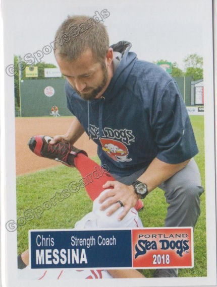 2018 Portland Sea Dogs Chris Messina