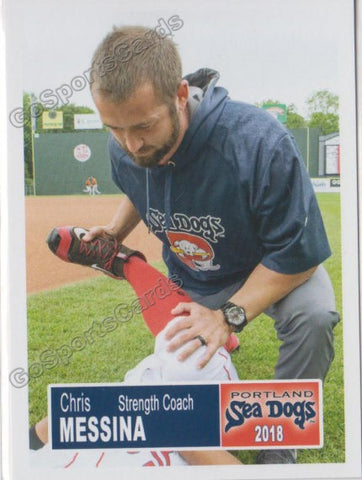 2018 Portland Sea Dogs Chris Messina