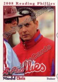 2008 Reading Phillies Chris Mudd