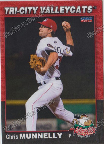 2014 Tri City ValleyCats Chris Munnelly